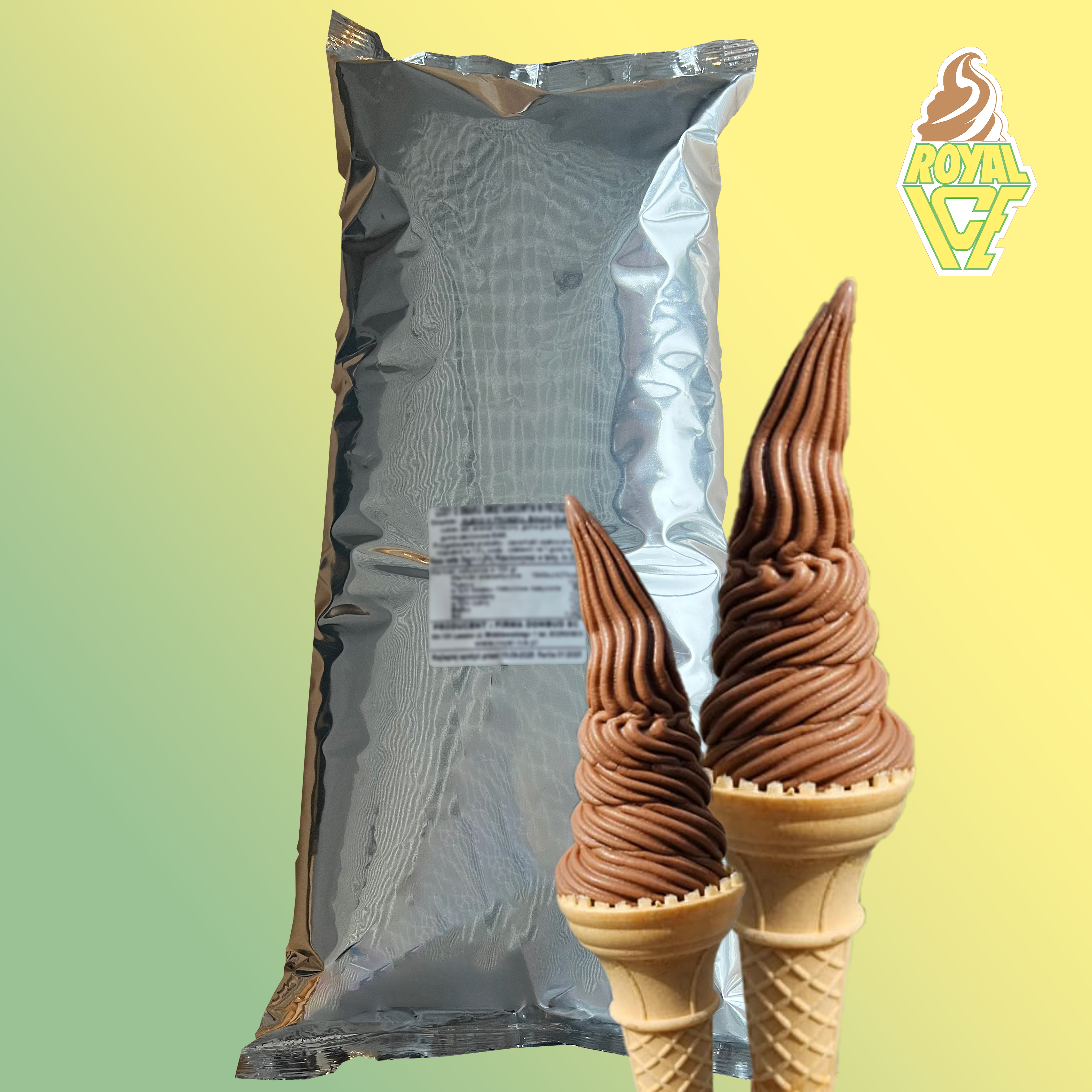 Lody świderki o smaku czekoladowym